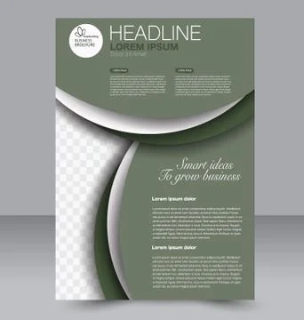 Abstract flyer design background. Brochure template. Stock Illustration