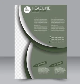 Abstract flyer design background. Brochure template. Stock Illustration