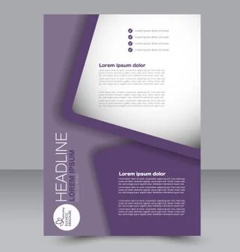 Abstract flyer design background. Brochure template. Stock Illustration
