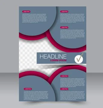 Abstract flyer design background. Brochure template. Stock Illustration