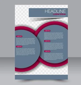 Abstract flyer design background. Brochure template. Stock Illustration