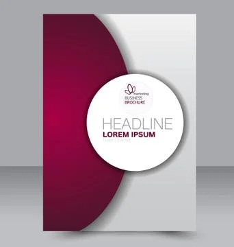 Abstract flyer design background. Brochure template. Stock Illustration