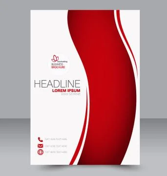 Abstract flyer design background. Brochure template. Stock Illustration