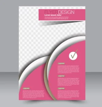 Abstract flyer design background. Brochure template. Stock Illustration