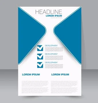 Abstract flyer design background. Brochure template. Stock Illustration