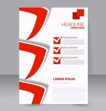 Abstract flyer design background. Brochure template. Stock Illustration