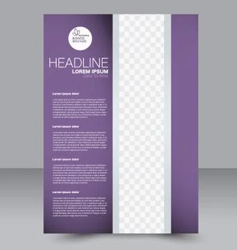 Abstract flyer design background. Brochure template. Stock Illustration