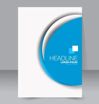 Abstract flyer design background. Brochure template. Stock Illustration