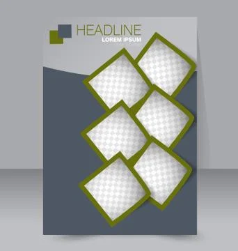 Abstract flyer design background. Brochure template. Stock Illustration