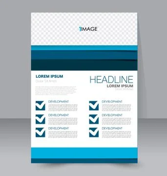 Abstract flyer design background. Brochure template. Stock Illustration
