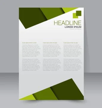 Abstract flyer design background. Brochure template. Stock Illustration