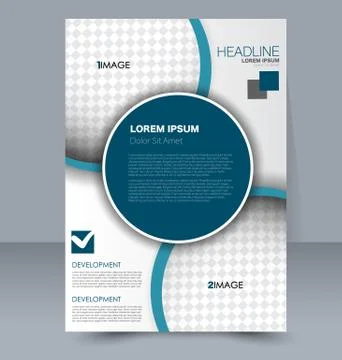 Abstract flyer design background. Brochure template. Stock Illustration