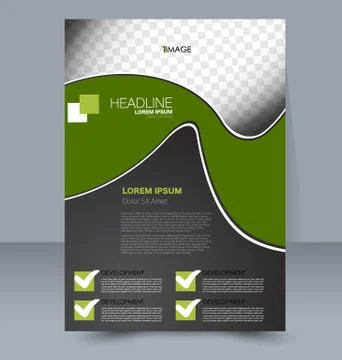 Abstract flyer design background. Brochure template. Stock Illustration