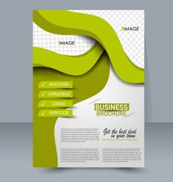 Abstract flyer design background. Brochure template. Stock Illustration