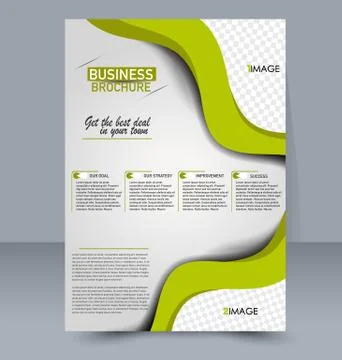 Abstract flyer design background. Brochure template. Stock Illustration