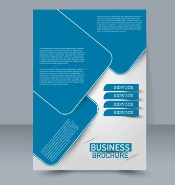 Abstract flyer design background. Brochure template. Stock Illustration