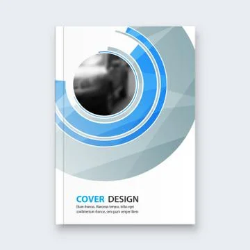 Abstract flyer design background. Brochure template. Stock Illustration