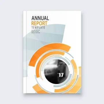 Abstract flyer design background. Brochure template. Stock Illustration