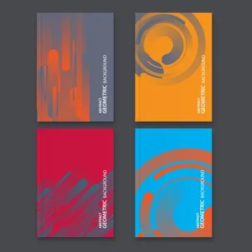 Abstract flyer design background. Brochure template. Stock Illustration
