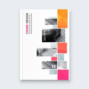 Abstract flyer design background. Brochure template. Stock Illustration