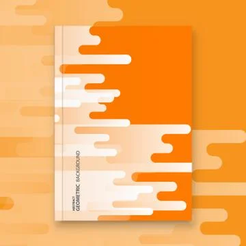 Abstract flyer design background. Brochure template. Stock Illustration