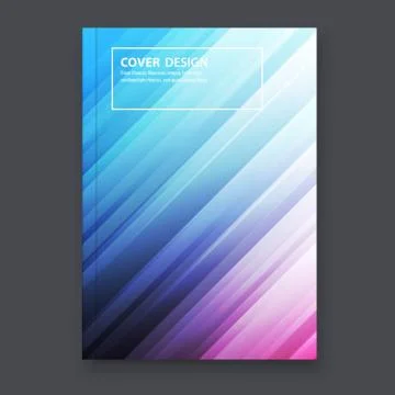 Abstract flyer design background. Brochure template. Stock Illustration