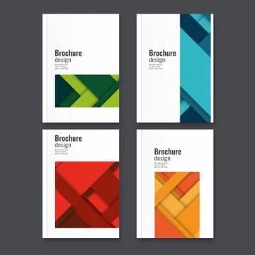 Abstract flyer design background. Brochure template. Stock Illustration
