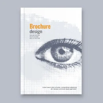 Abstract flyer design background. Brochure template. Stock Illustration