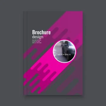 Abstract flyer design background. Brochure template. Stock Illustration
