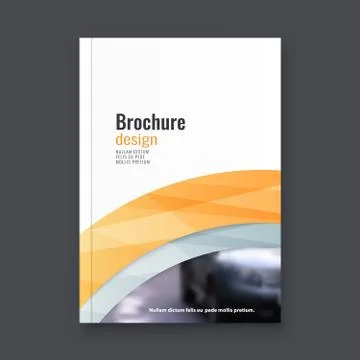 Abstract flyer design background. Brochure template. Stock Illustration