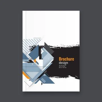 Abstract flyer design background. Brochure template. Stock Illustration