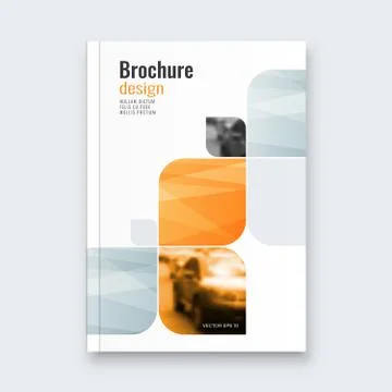 Abstract flyer design background. Brochure template. Stock Illustration