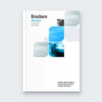 Abstract flyer design background. Brochure template. Stock Illustration