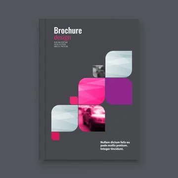 Abstract flyer design background. Brochure template. Stock Illustration
