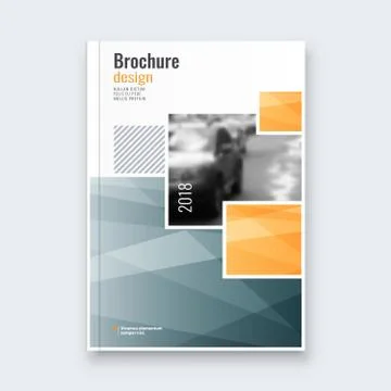 Abstract flyer design background. Brochure template. Stock Illustration