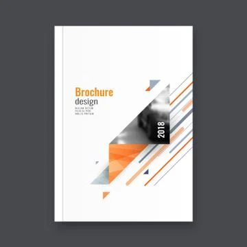 Abstract flyer design background. Brochure template. Stock Illustration
