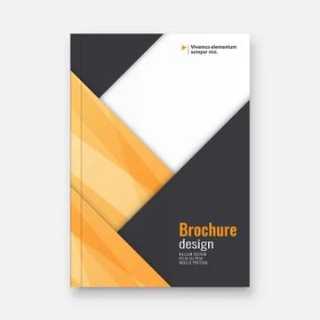 Abstract flyer design background. Brochure template. Stock Illustration