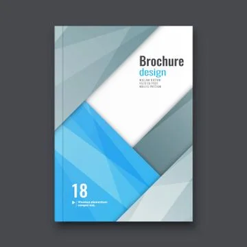 Abstract flyer design background. Brochure template. Stock Illustration