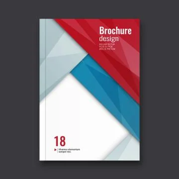 Abstract flyer design background. Brochure template. Stock Illustration