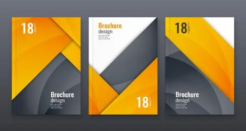 Abstract flyer design background. Brochure template. Stock Illustration