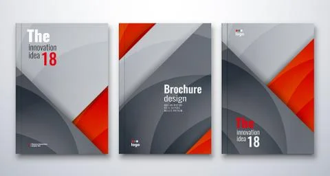 Abstract flyer design background. Brochure template. Stock Illustration