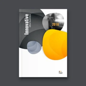 Abstract flyer design background. Brochure template. イラスト素材