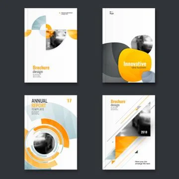 Abstract flyer design background. Brochure template. Stock Illustration