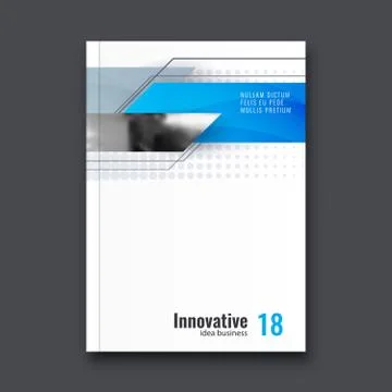 Abstract flyer design background. Brochure template. Stock Illustration