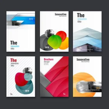 Abstract flyer design background. Brochure template. Stock Illustration