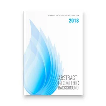 Abstract flyer design background. Brochure template. Stock Illustration