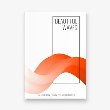 Abstract flyer design background. Brochure template. Stock Illustration