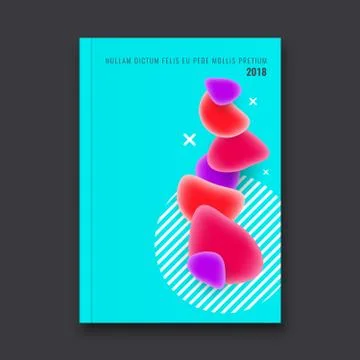 Abstract flyer design background. Brochure template. イラスト素材