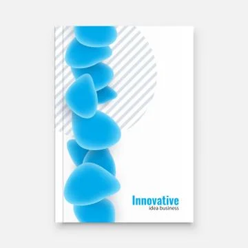 Abstract flyer design background. Brochure template. Stock Illustration