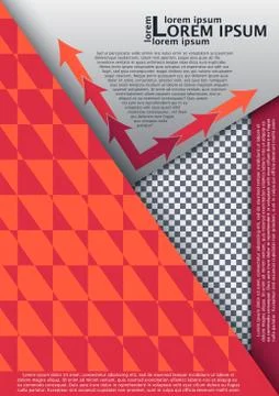Abstract flyer design background. Brochure template. Annual repo Stock Illustration